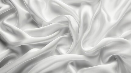 Fototapeta premium White cloth texture showing detailed silk or linen pattern.