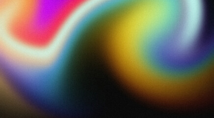 Chromatic gradient texture wallpaper design background Abstract holographic iridescent effect grainy gradient with wrinkled colors, unique wallpaper. Backdrop for web, notepad cover.