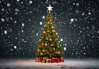Christmas tree background