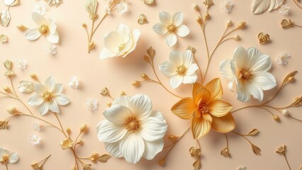 Elegant Floral Arrangement: Perfect for Home Decor, Wall Art, or Greeting Cards - Bring Nature's Beauty into Your Space