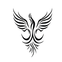 Floral Design A classic black and white floral design element featuring elegant, curved leaves and intricate detailing. Ornamental Perfect for use in decorative borders, logos