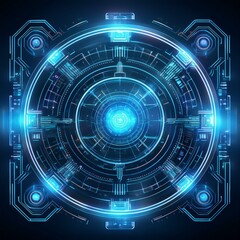 Fototapeta premium Futuristic Tech Interface 