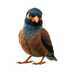 Obraz premium bird on a white blackground