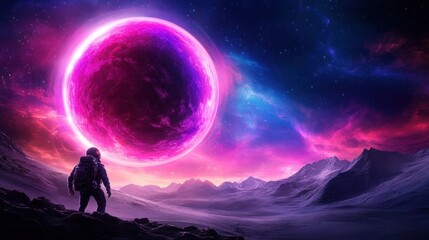 Imagining Other Worlds: A Deep Space Landscape of Science Fiction Planets and Cosmic Wonder