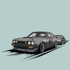 Car vector for logo, template, poster etc