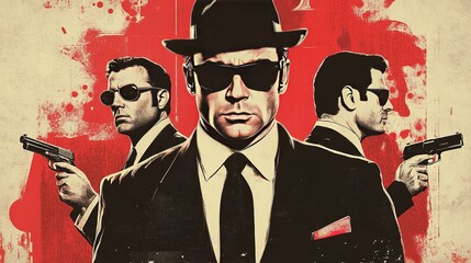 Classic movie poster design with updated digital effects and modern fonts.