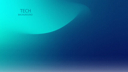 Lines Curves. Abstract background. Green Blue Colour Gradient. Monitor display tech wallpaper. Glowing and reflect neon light. Future technology.