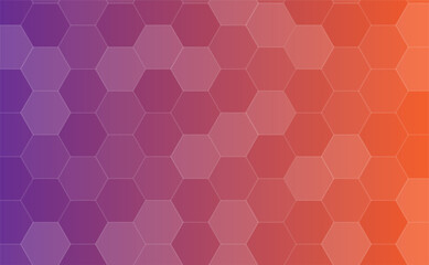 seamless hexagon pattern with pink and blue