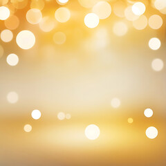 Abstract cream background with blurry festival lights and outdoor celebration bokeh,decoration, bright, ai