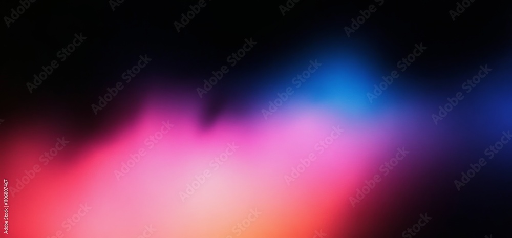 Poster vibrant color gradient background abstract design with smooth transition blurred texture