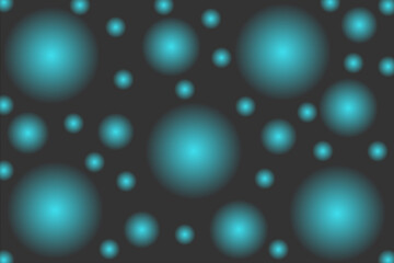 abstract background with bokeh blue and black