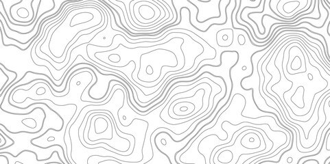 Obraz premium Topographic map background geographic line map with elevation assignments. Modern design with White background with topographic wavy pattern design.paper texture Imitation of a geographical map shades