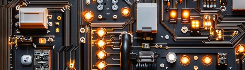 An optimized electricity distribution hub during a power surge