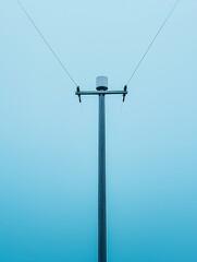 Obraz premium Dynamic grid technology balancing supply during peak load hours