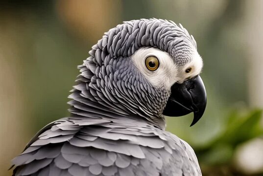 Timneh African Grey: Smaller and darker than the Congo variant; intelligent and chatty. 