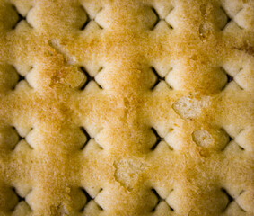 Wheat cracker biscuit texture background