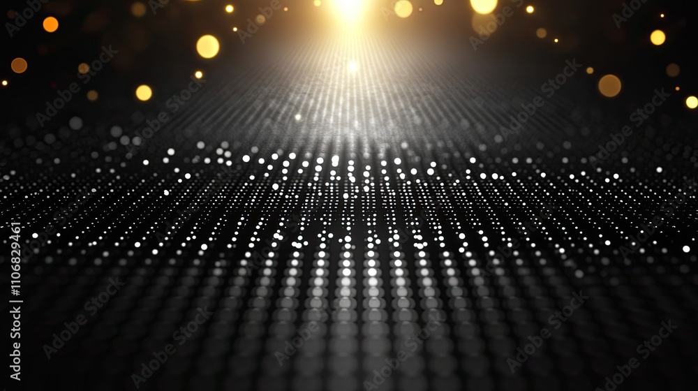 Aufkleber a halftone background with dots creates a textured and classic depth