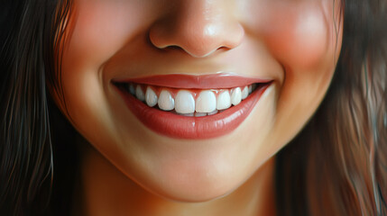 Obraz premium close up of a person smiling