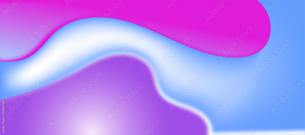 Poster purple blue abstract gradient background dynamic effect.
