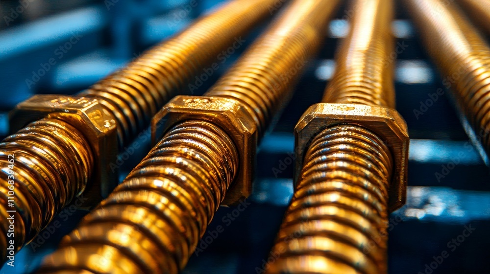 Poster industrial precision fiber optic cabling systems installation workshop technical process close-up vi