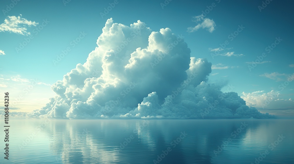 Aufkleber a message about the power of cloud computing to revolutionize the world