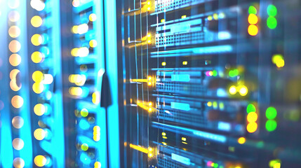Fototapeta premium Zero-trust architecture with layered security for enterprise networks 