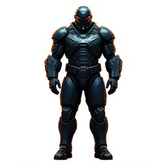 Obraz premium Future robot security guard