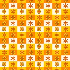 seamless pattern with flowers