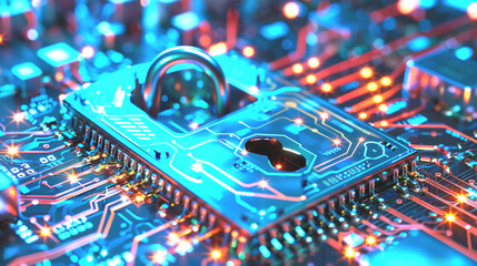 Fototapeta premium Security-focused software development pipeline using CI/CD best practices 