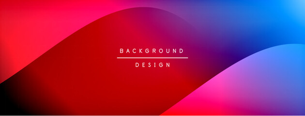 Fototapeta premium Gradient and shadow wave line geometric background. Vector Illustration For Wallpaper, Banner, Background, Card, Book Illustration, landing page