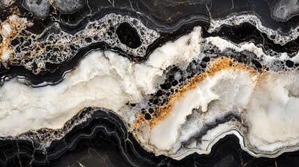 Obraz premium Marble patterned texture background. abstract natural marble black and white for design Abstract background, textured marble with natural black color
