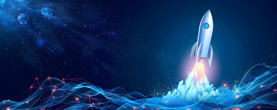 Digital Rocket Launching Through Abstract Data Waves