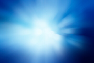Abstract radial background, Blue Rays Zoom in Motion Effect, Light Color Trails