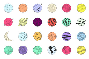 Planet sketch Drawing
