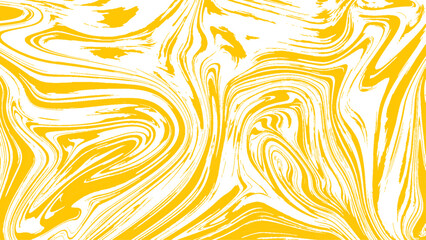 Liquid Marble texture abstract background, Fluid art, acrylic design. Yellow and white background