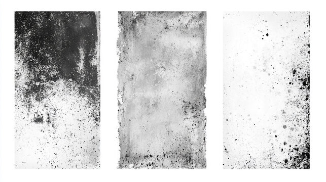 Abstract grunge rectangular wall  frames collection texture.