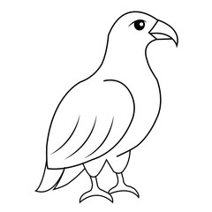 Golden Eagle full body vector illustrator Hawk black icon Hawk silhouette