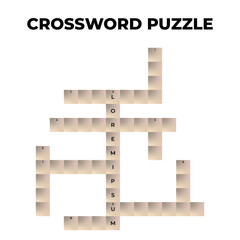 crossword puzzle