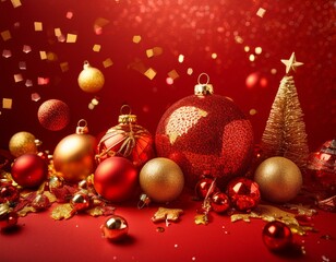 Red and Gold Christmas Elegance