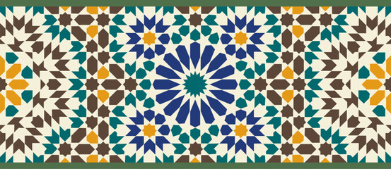 Morocchan Seamless Illustration.