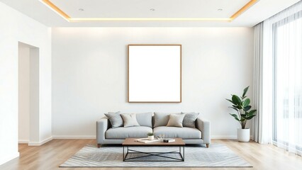 interior of a room with a sofa