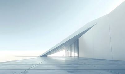 Obraz premium Minimal architectural space