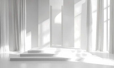 Obraz premium Minimal architectural space