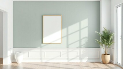 Fototapeta premium empty room with window