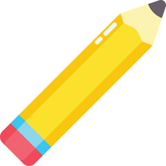 Pencil Writing Stationary Element Illustration