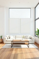 Fototapeta premium modern living room with sofa