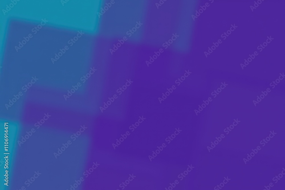 Aufkleber abstract geometric background in blue and purple gradient with overlapping squares.
