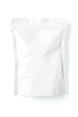 white paper bag isolated