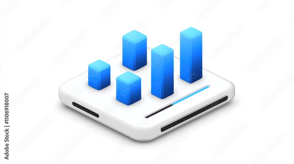 Aufkleber A graphical representation of data with blue bars on a white background.