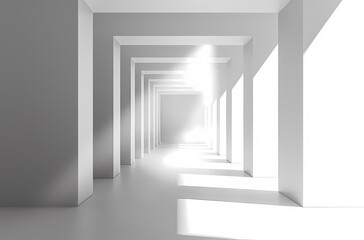 Obraz premium Minimal architectural space